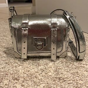 Michael Kors  Manhattan Silver Cross Body bag
